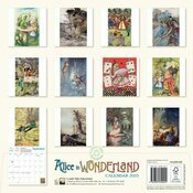 Calendrier Mural 2025 Alice aux Pays des Merveilles Illustrations