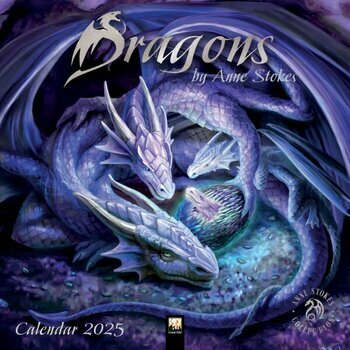 Calendrier 2025 Dragons Anne Stokes Fantastiques