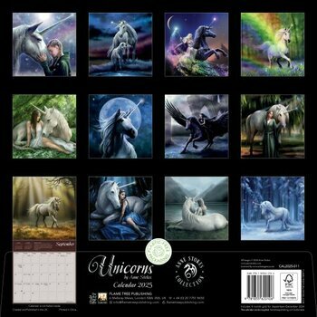 Calendrier 2025 Licornes Anne Stokes Fantastiques