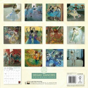 Calendrier 2025 Danseuses Classiques Edgar Degas