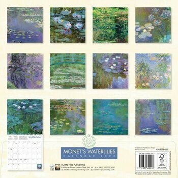 Calendrier 2025 Collection de Nymphéas de Claude Monet