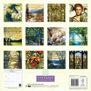 Calendrier 2025 Vitraux Louis Comfort Tiffany