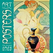 Calendrier Mural 2025 Art Nouveau Affiches Publicitaires Mucha Grasset