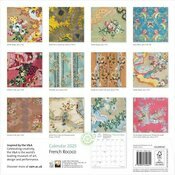 Calendrier Papier  2025 Design Style Rococo Franais