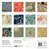 Calendrier Papier 2025 Kimono Textile Japonais