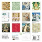 Calendrier papier 2025 Art Mouvement Arts and Crafts Dcoration