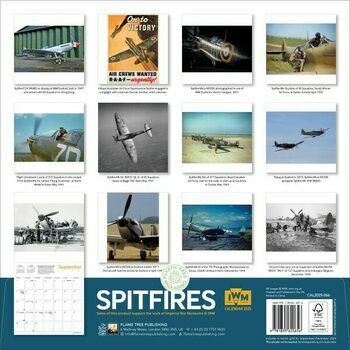 Calendrier 2025 Avions Spitfires Emblématiques Militaires