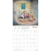 Calendrier 2025 Conte Alice aux Pays des Merveilles Lewis Caroll 