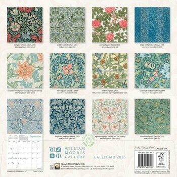 Calendrier 2025 Design Motifs William Morris