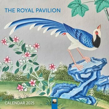 Calendrier 2025 Art Chinois Dragons Oiseaux Pavillon Brighton