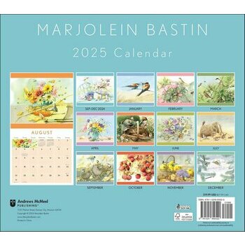 Maxi Calendrier Luxe 2025 Marjolein Bastin Dessins Nature