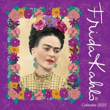 Calendrier 2025 Frida Kahlo Portraits Colorés