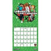 Calendrier 2025 Minecraft Creepers