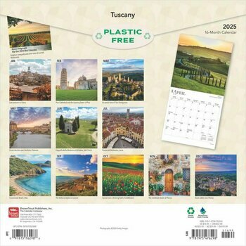 Calendrier 2025 Toscane Pouilles Italie