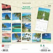 Calendrier Papier 2025 Voyage Iles tropicales