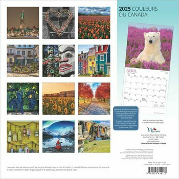 Calendrier 2025 Paysages et Couleurs du Canada