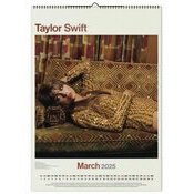 Maxi Calendrier Papier Format A3 2025 Chanteuse Taylor Swift