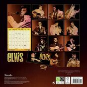 Calendrier Papier 2025 Icne Rock Elvis Presley