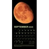 Calendrier Papier 2025 Lunaire Pleine Lune Luminescente