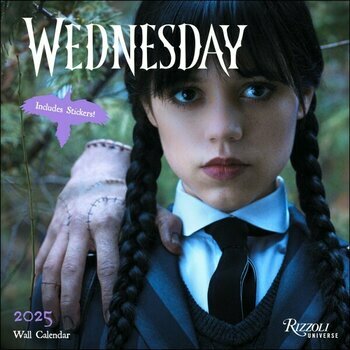 Calendrier 2025 Mercredi Wednesday Jenna Ortega