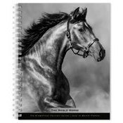 Agenda Papier 2025 Spirale Portraits Noir et Blanc Chevaux