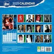 Calendrier Papier2025 David Bowie Star Ziggy