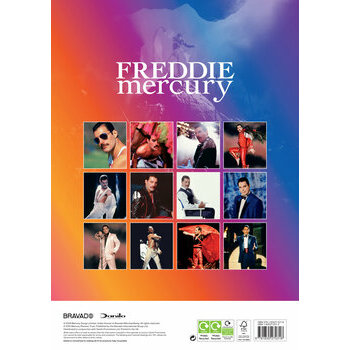 Calendrier 2025 Freddie Mercury Queen format A3