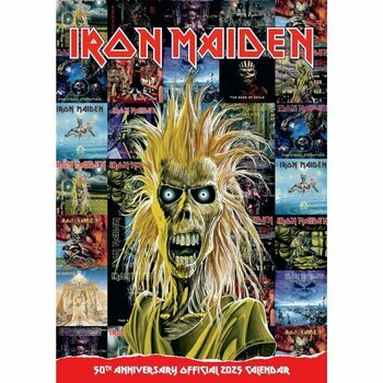 Calendrier 2025 Iron Maiden Heavy Métal format A3