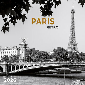 Calendrier 2026 Paris Rétro avec Poster Offert