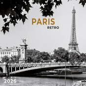 Calendrier 2026 Paris Vintage