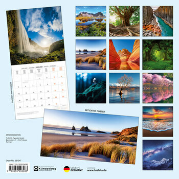 Calendrier 2026 Emotions Nature et Paysage avec Poster Offert