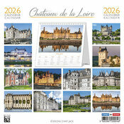 Calendrier Chevalet 2026 Chteaux de La Loire France