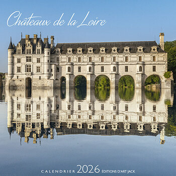 Calendrier Chevalet 2026 Châteaux de La Loire France