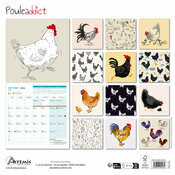 Calendrier papier  2026 Dessins Poules Addict Humour
