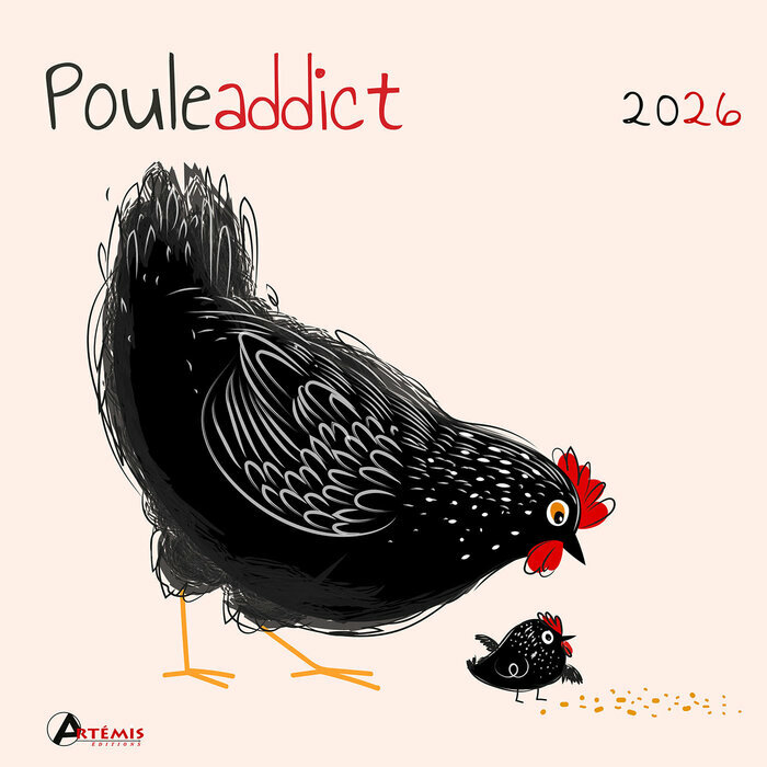 Calendrier 2026 Dessins Poules Addict Humour