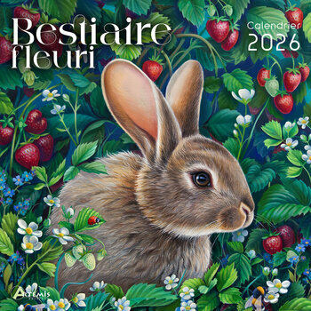 Calendrier 2026 Bestiaire Portraits Animaux Fleuris Calendrier 2026 Bestiaire Portraits Animaux Fleuris