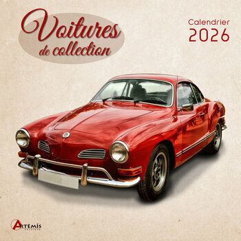 Calendrier 2026 Dessins Voitures Collection Vintage Calendrier 2026 Dessins Voitures Collection Vintage