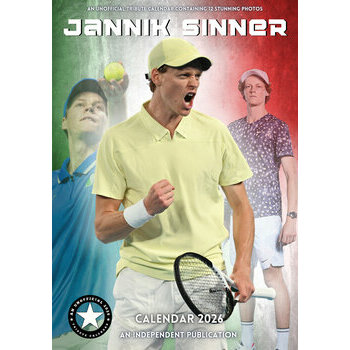 Calendrier 2025 Jannik Sinner Tennis Format A3 Calendrier 2025 Jannik Sinner Tennis Format A3