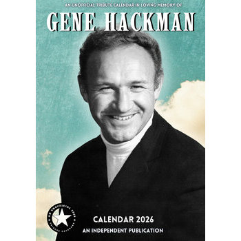 Calendrier 2026 Gene Hackman Format A3 Calendrier 2026 Gene Hackman Format A3