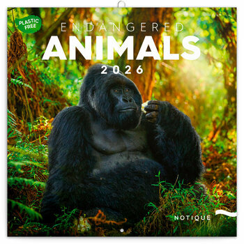Calendrier 2026 Animaux Sauvage en Danger Calendrier 2026 Animaux Sauvage en Danger