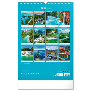 Maxi Calendrier 2026 Paysages Eau et Cascades Maxi Calendrier 2026 Paysages Eau et Cascades
