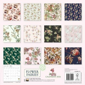 Calendrier 2026 Fées et Motifs Floraux Calendrier 2026 Fées et Motifs Floraux