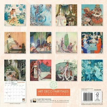 Calendrier 2026 Art Déco Monde des Fées Calendrier 2026 Art Déco Monde des Fées