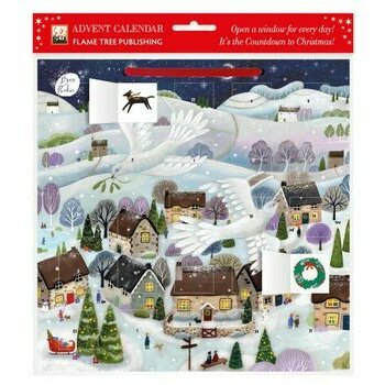 Calendrier de L'Avent Village Enneigé Noël Calendrier de L'Avent Village Enneigé Noël