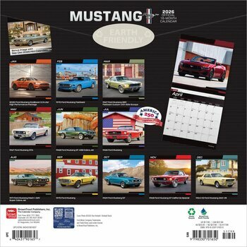 Calendrier 2026 Voiture Mustang Calendrier 2026 Voiture Mustang