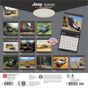 Calendrier 2026 Véhicule Tout-Terrain Jeep Calendrier 2026 Véhicule Tout-Terrain Jeep