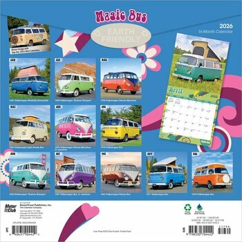 Calendrier 2026 Magic Bus Combi Volkswagen Calendrier 2026 Magic Bus Combi Volkswagen