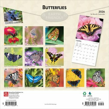 Calendrier 2026 Beauté des Papillons Calendrier 2026 Beauté des Papillons