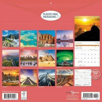 Calendrier 2026 Beauté des Merveilles du Monde Calendrier 2026 Beauté des Merveilles du Monde