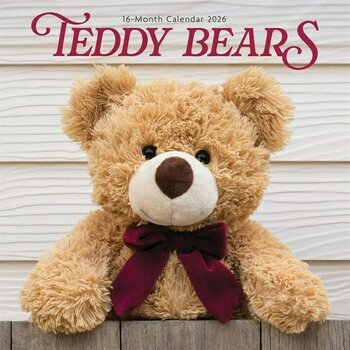 Calendrier 2026 Oursons Peluches Jouets Rétro Calendrier 2026 Oursons Peluches Jouets Rétro